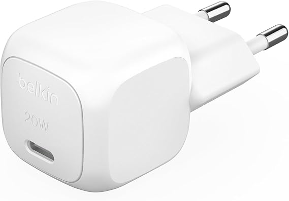Belkin - BoostCharge 20 Watt Wall Charger (1 X USB-C Port) - White (Does NOT include cable)