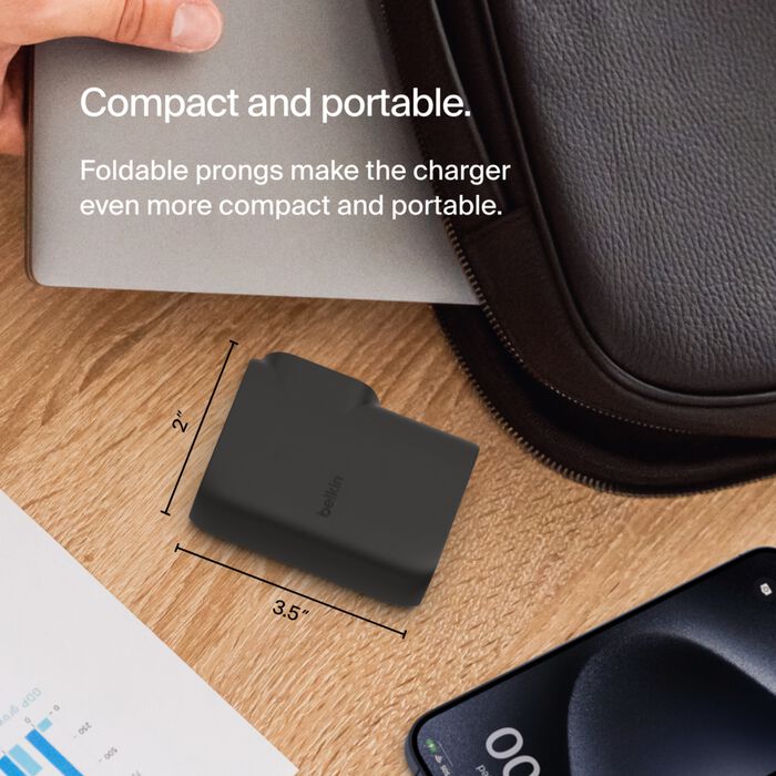 Hybrid Wall Charger 25W + Power Bank 5K + Travel Adapter Kit