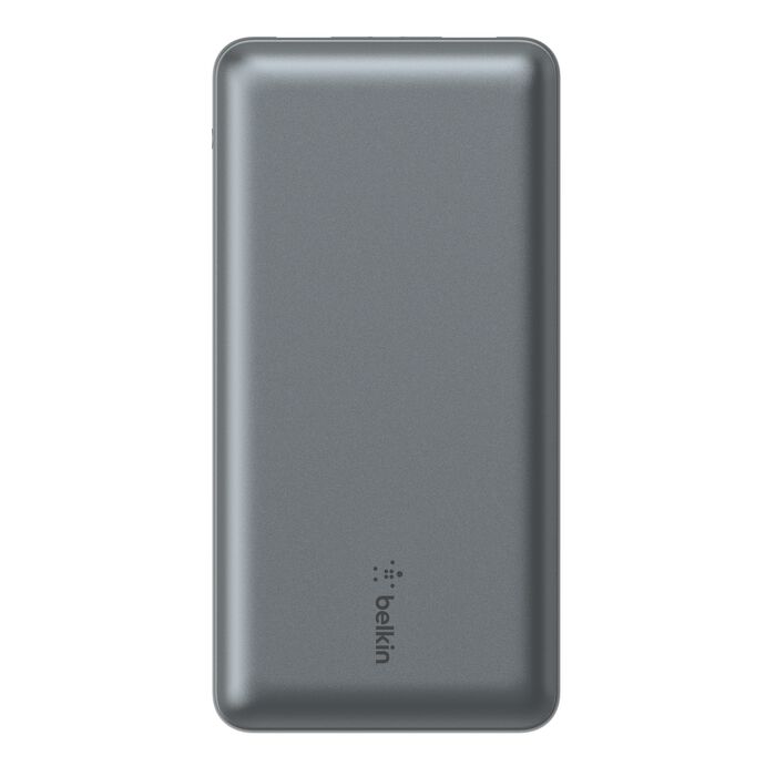 Belkin - BoostCharge 20 000 Mah Power Bank with USB-C 15 Watt - Dual USB-A 15cm USB-A to C Cable - Space Grey